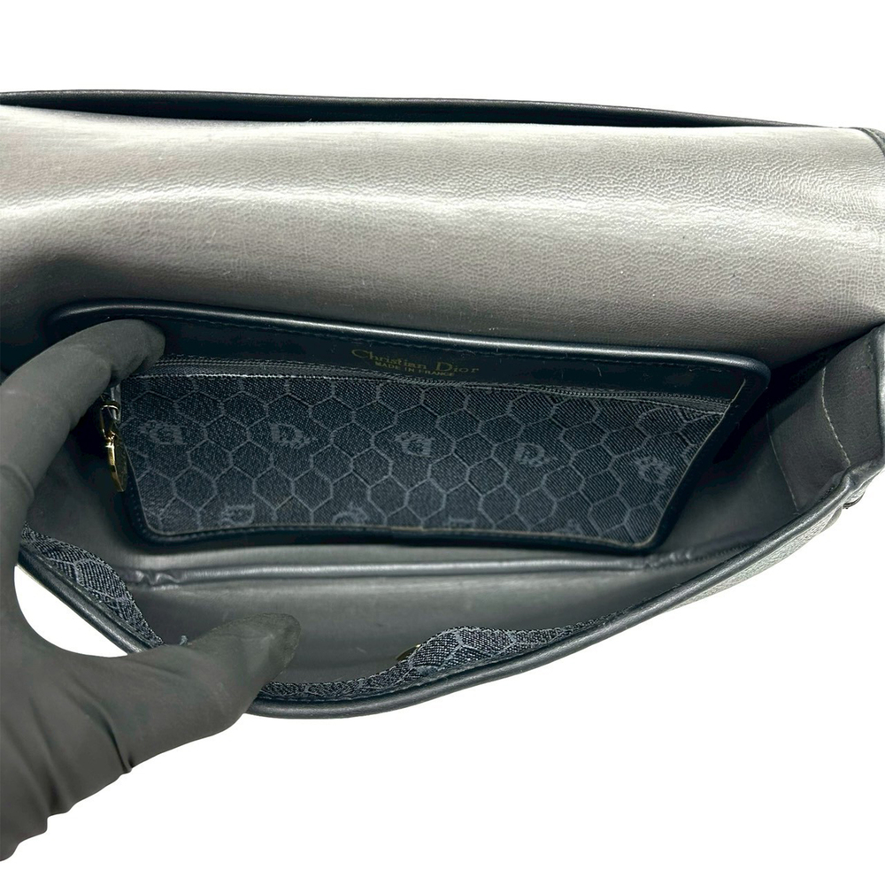 Pre-Loved Dior Honeycomb Coated Canvas Crossbody - Picture 4 of 9